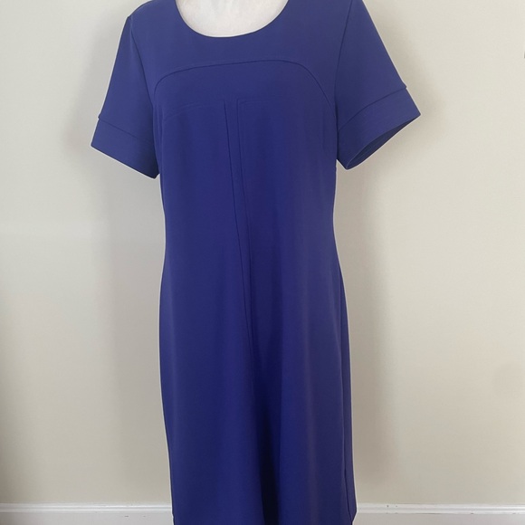 Adrienne Vittadini Dresses & Skirts - Adrienne Vittadini Rich Blue /purple Midi Dress